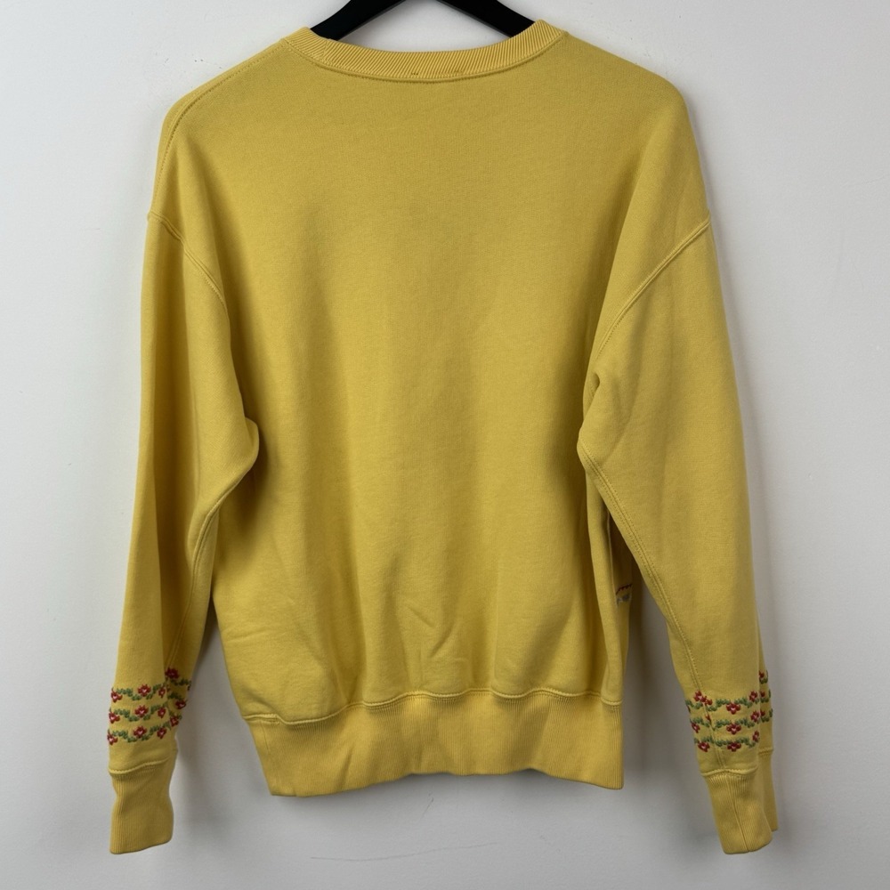 Polo Ralph Lauren Bear Sweater Womens M Yellow New Orleans Embroidered Print - Picture 9 of 12